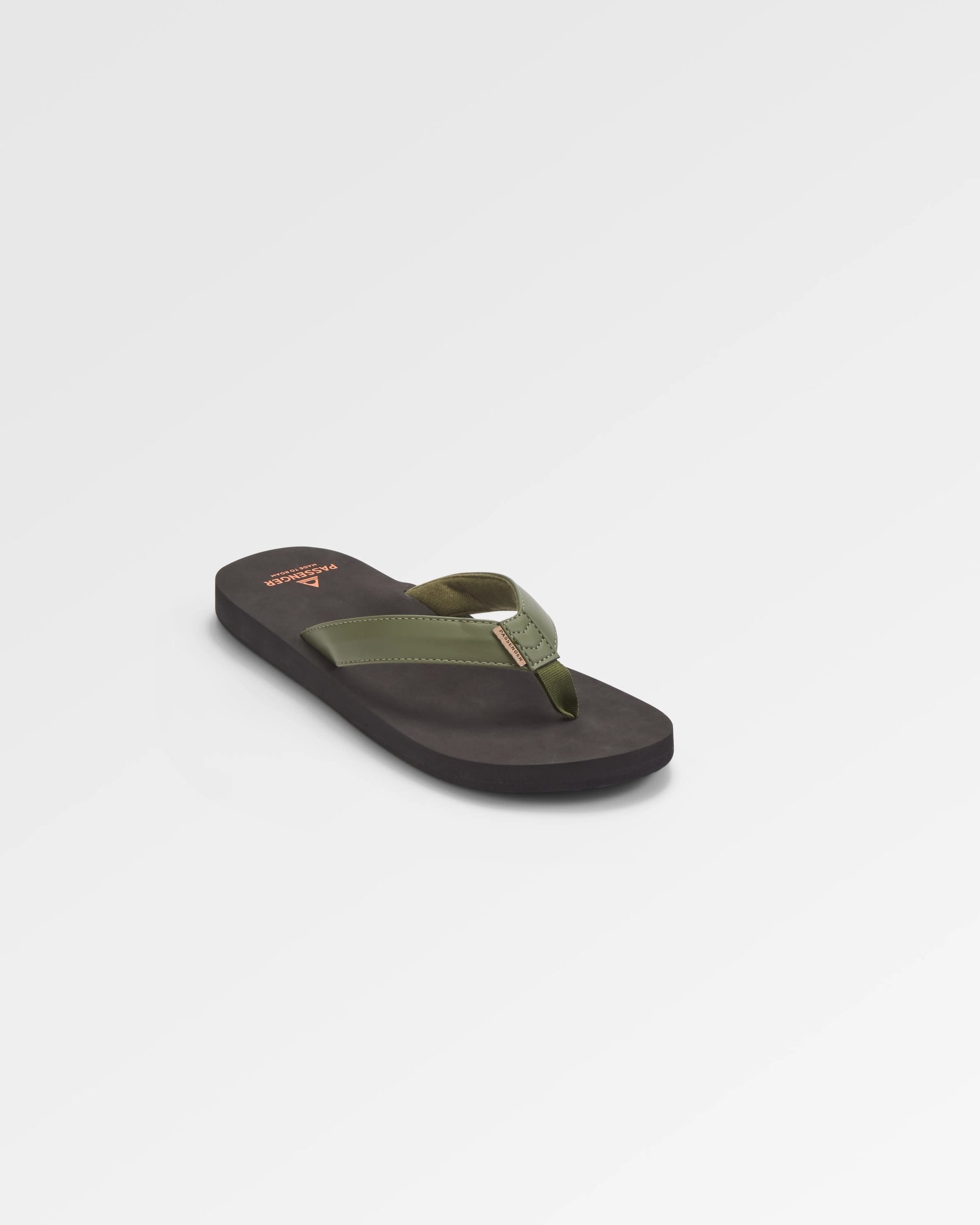 Santos Flip Flop - Khaki - Flatlay