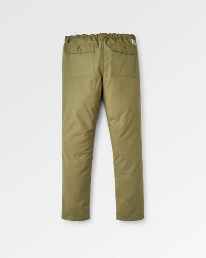 Rif-Raf Organic Cotton Ripstop Trouser - Khaki - Flatlay