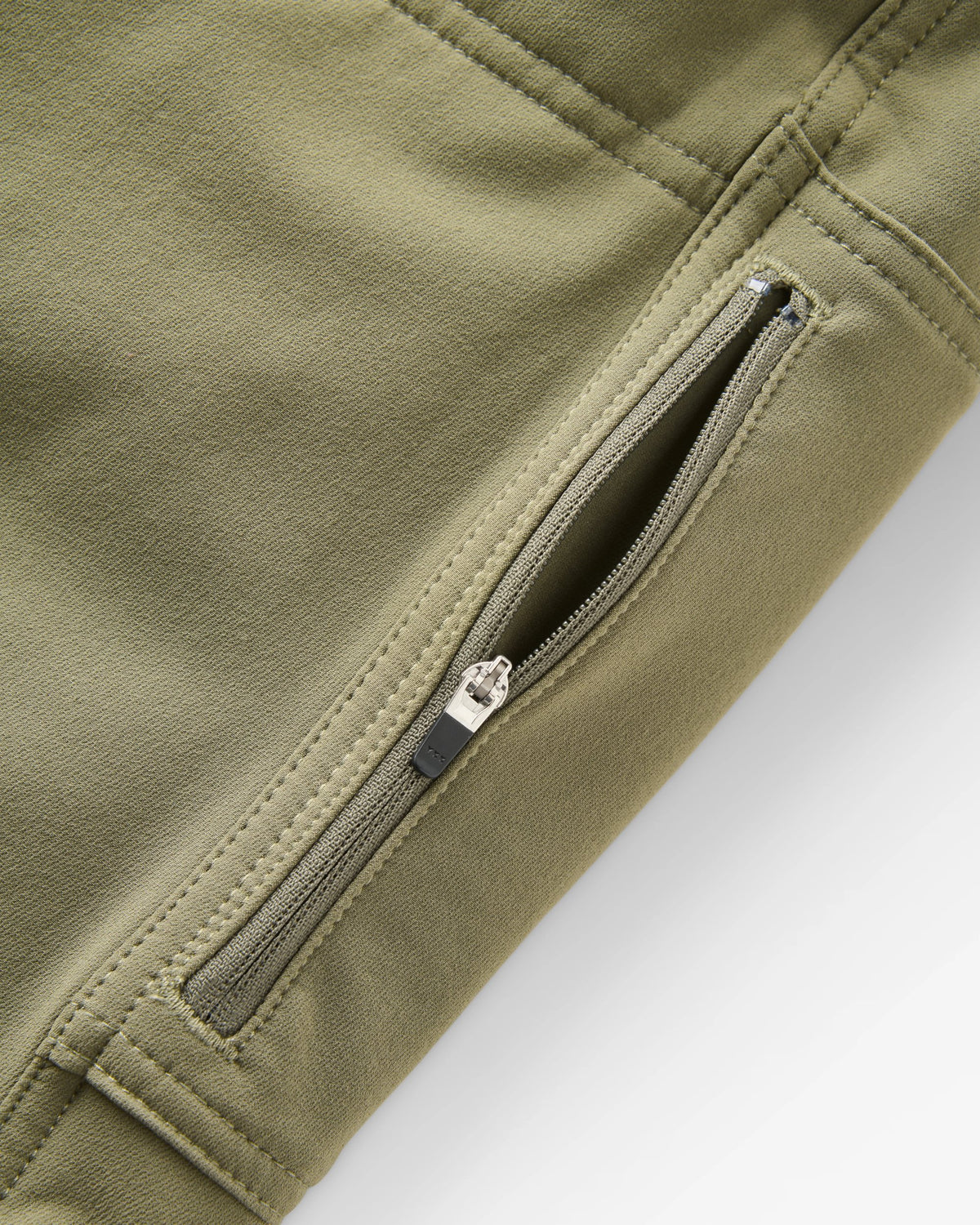 Jasper Outdoor Hybrid Trouser - Dusty Olive - Flatlay