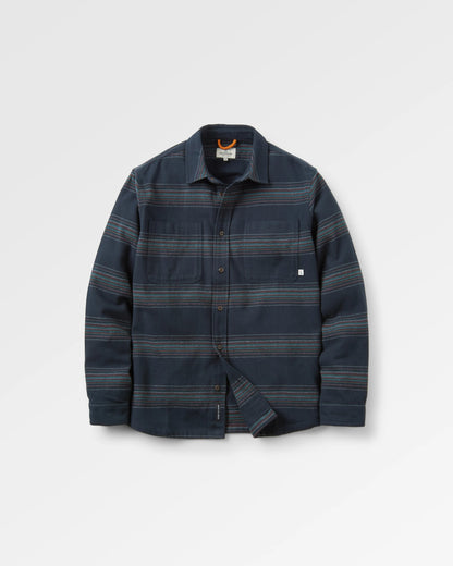 Backcountry Stripe Shirt - Black Stripe - Flatlay
