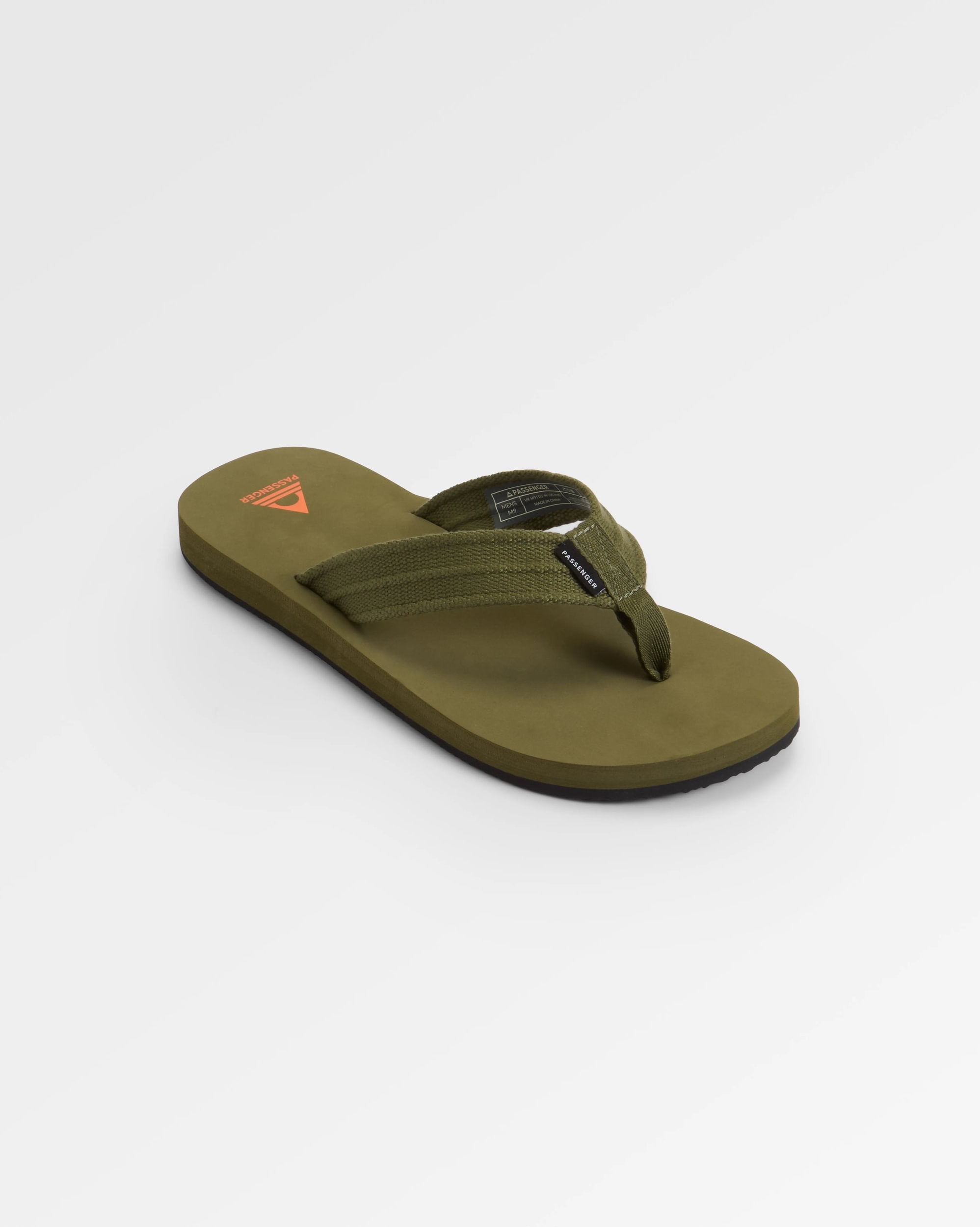 Santos Flip Flop - Khaki - Flatlay