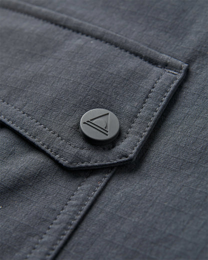 Stride Recycled Active Trail Short - Black - Flatlay