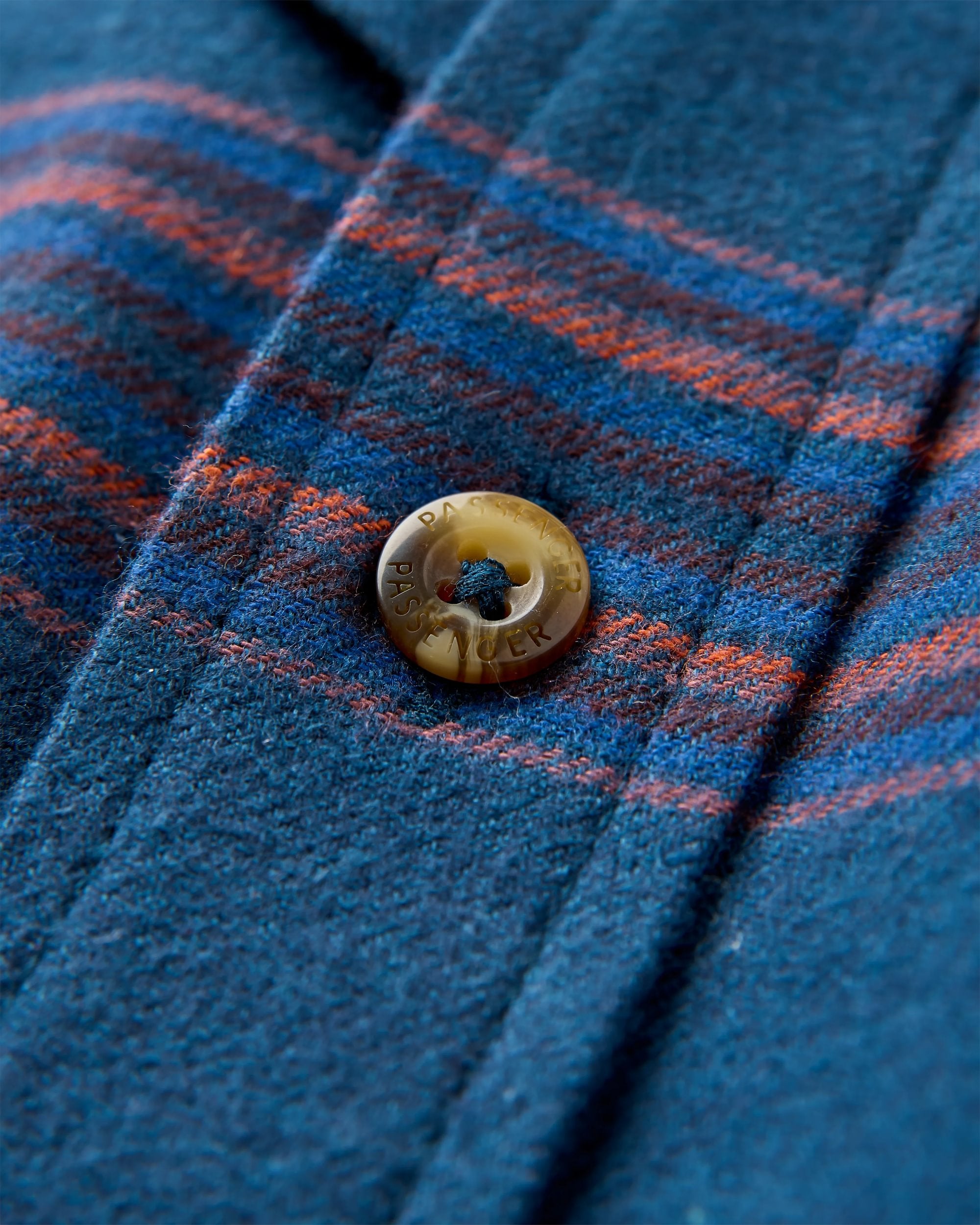 Backcountry Stripe Light Shirt - Rich Navy/Deep Plum Stripe - Flatlay