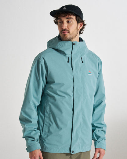 Graniteridge Recycled Waterproof 3 in 1 Jacket - Arctic - Studio Model