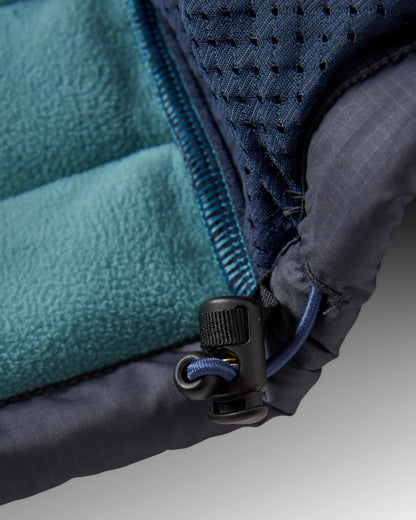 Born Explorer Recycled Polar-Lined Sherpa Fleece - Arctic/Charcoal - Flatlay