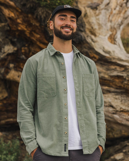 Backcountry Cord Shirt - Pistachio - Lifestyle