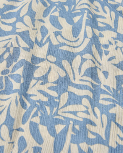 Thimbleberry Jumpsuit - Mountain Foliage Faded Denim - Flatlay