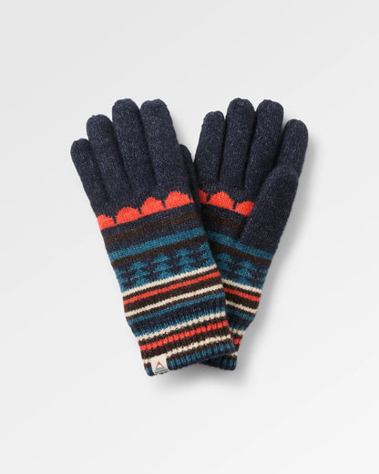 Fun Knit Glove - Blue Navy - Flatlay
