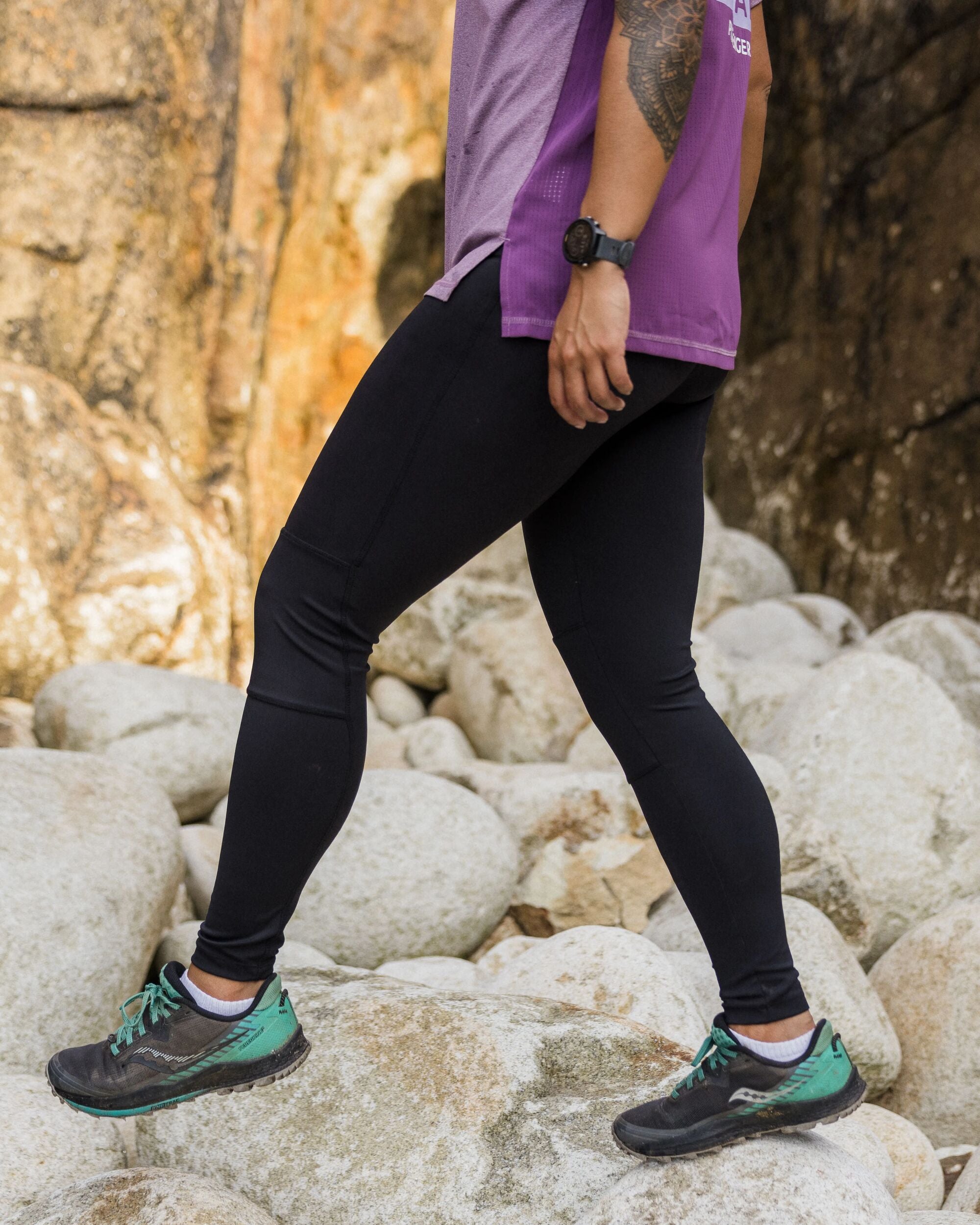 Rowan Outdoor Legging - Black - Lifestyle