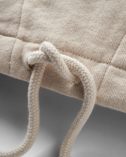 Jazz Organic Cotton Sweatshirt - Vintage White - Flatlay