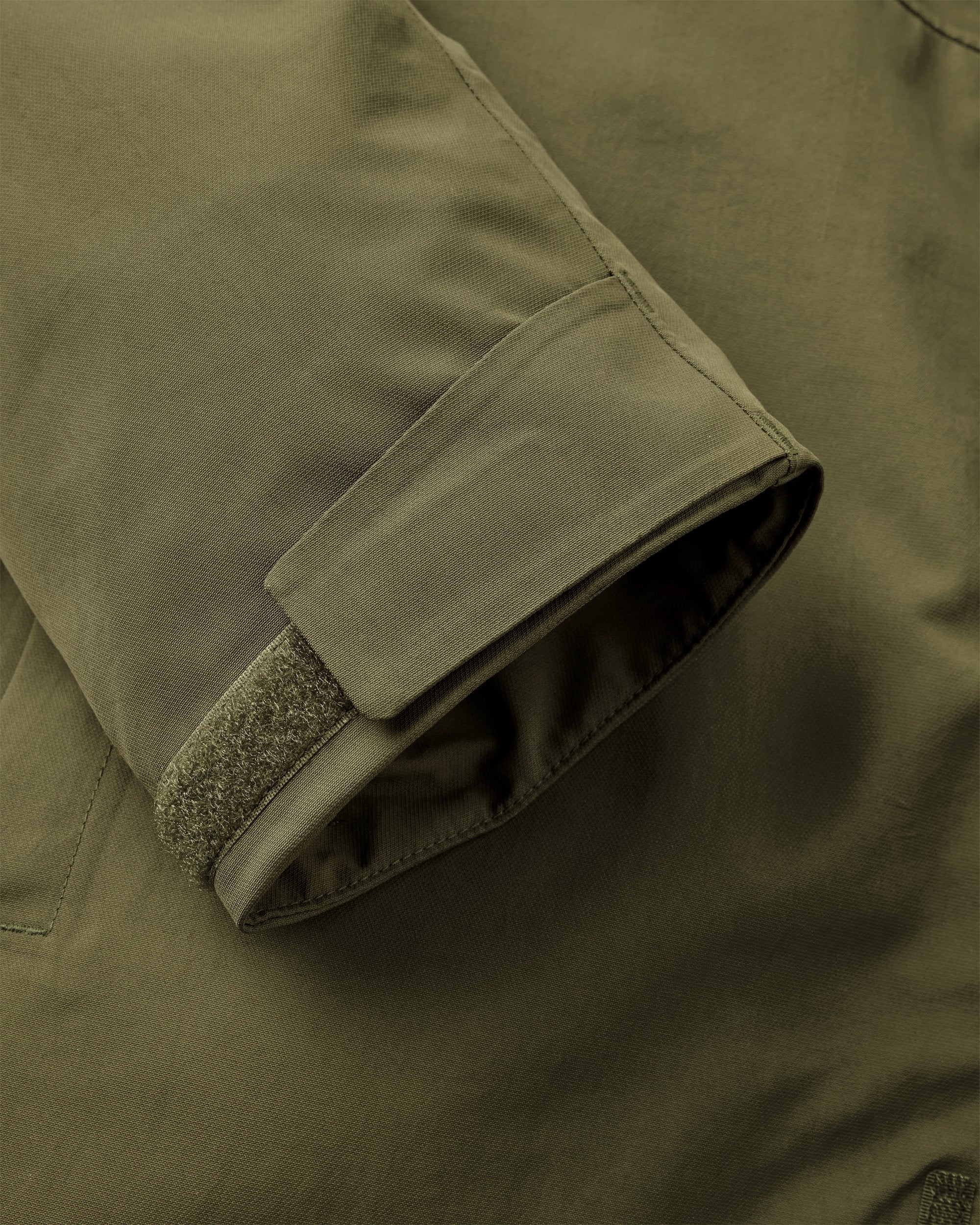 Overland Waterproof Jacket - Dark Olive - Flatlay