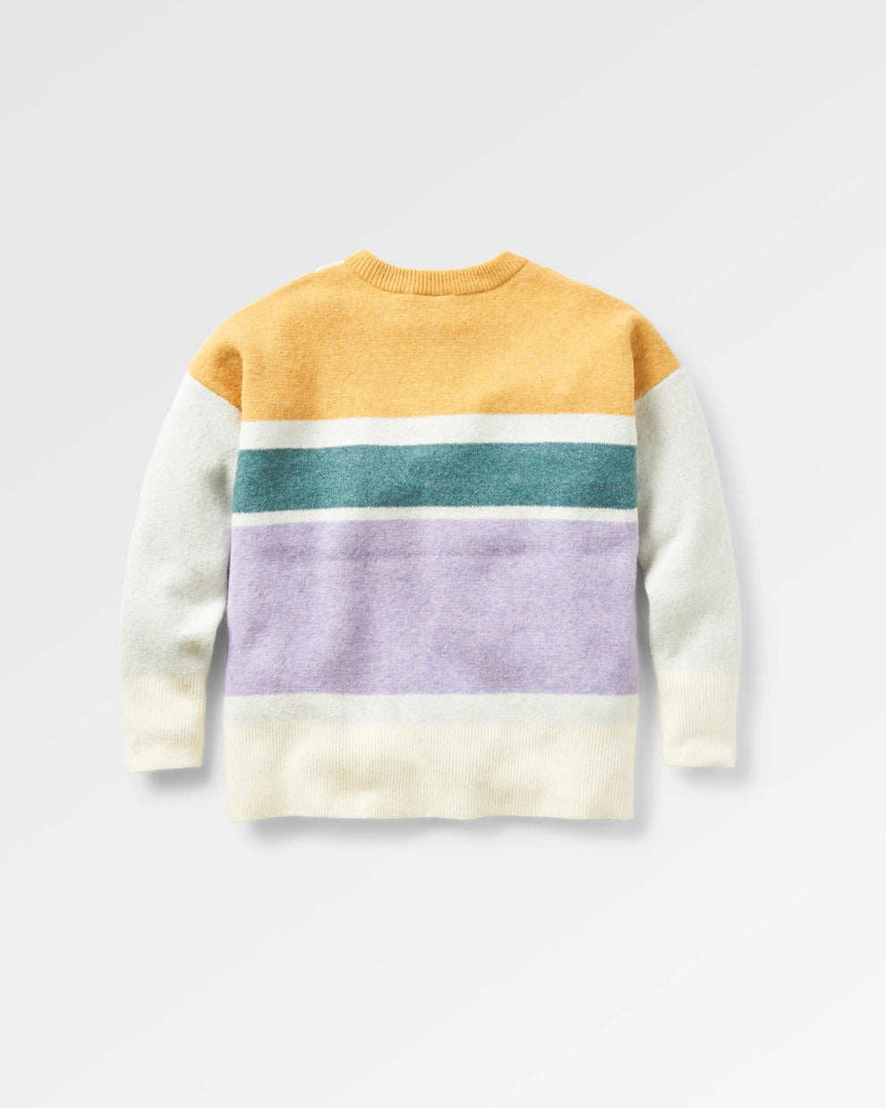 Cropped Oversized Jumper in Ice/Marshmallow - 1720713