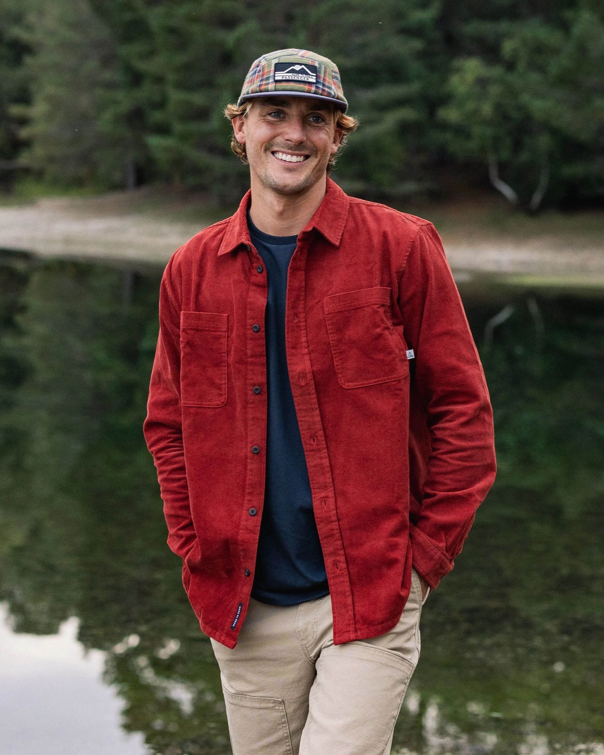 Backcountry Cord Shirt - Red Ochre - Lifestyle