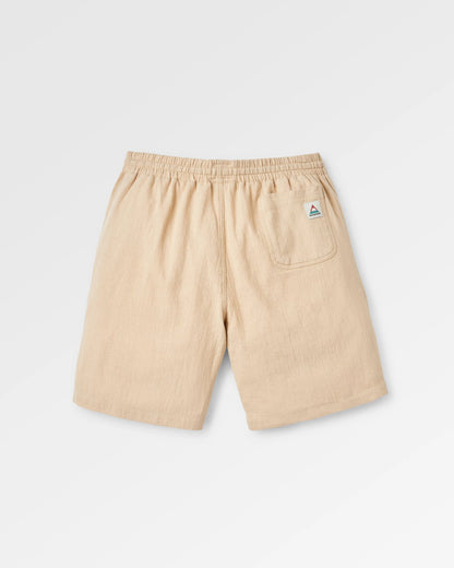 Drifter Linen Blend Short - Stone - Flatlay