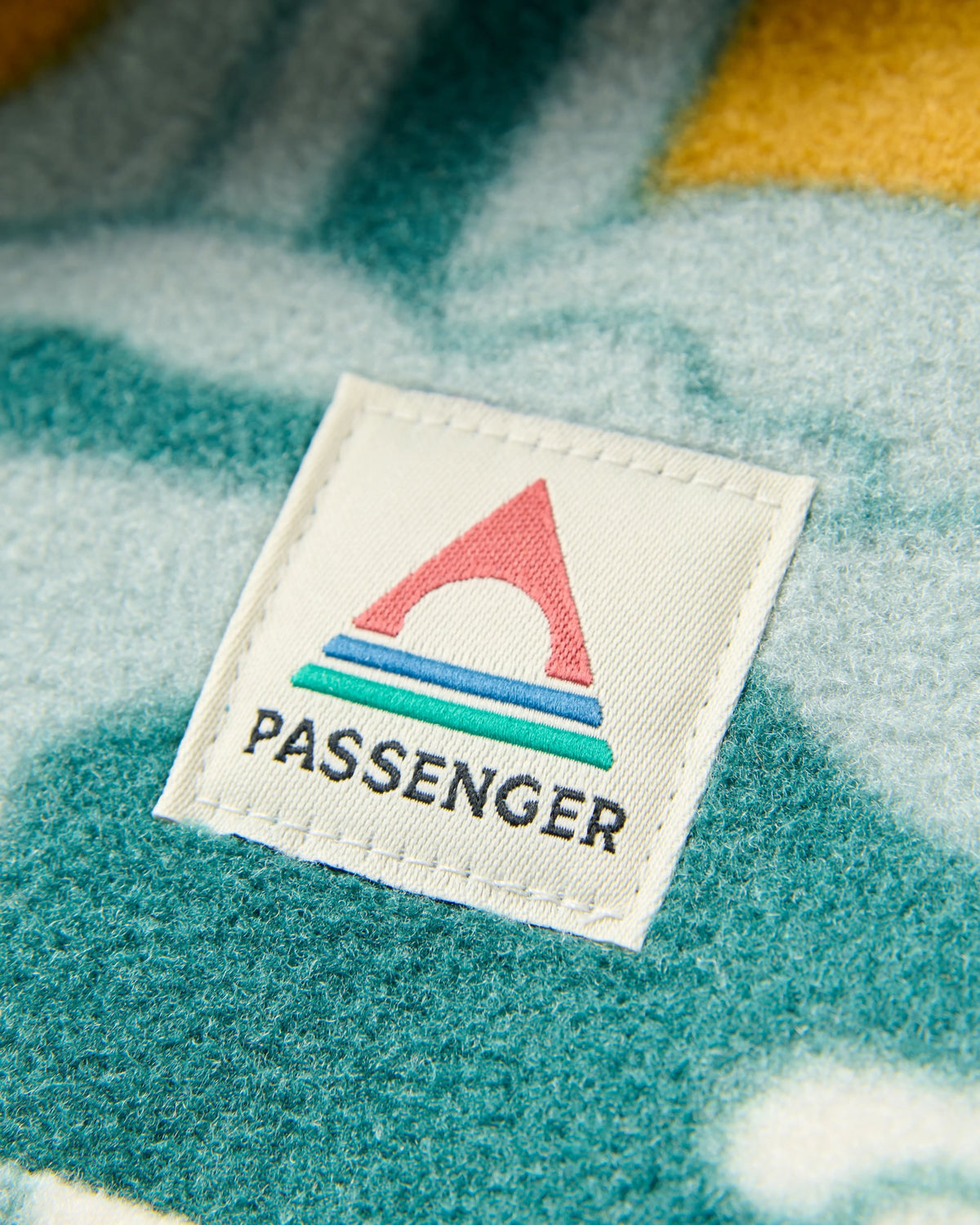 Dusk Polartec® Fleece - Slower Rhythms Deep Ocean - Flatlay