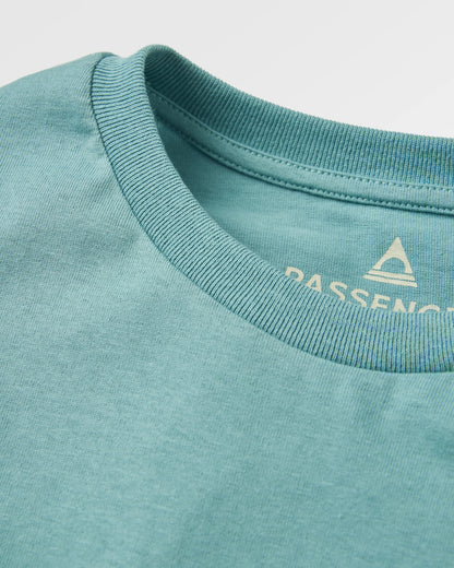 Beechey Recycled Cotton LS T-Shirt - Arctic - Flatlay