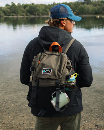 Boondocker Backpack Black Khaki