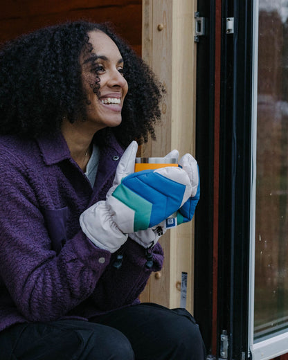 Moonlight Mittens - Azure Blue Birch Multi - Lifestyle - Female