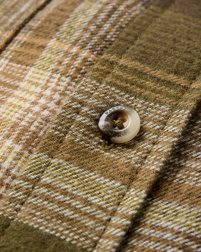 Backcountry Check Shirt - Dark Olive Check  - Flatlay