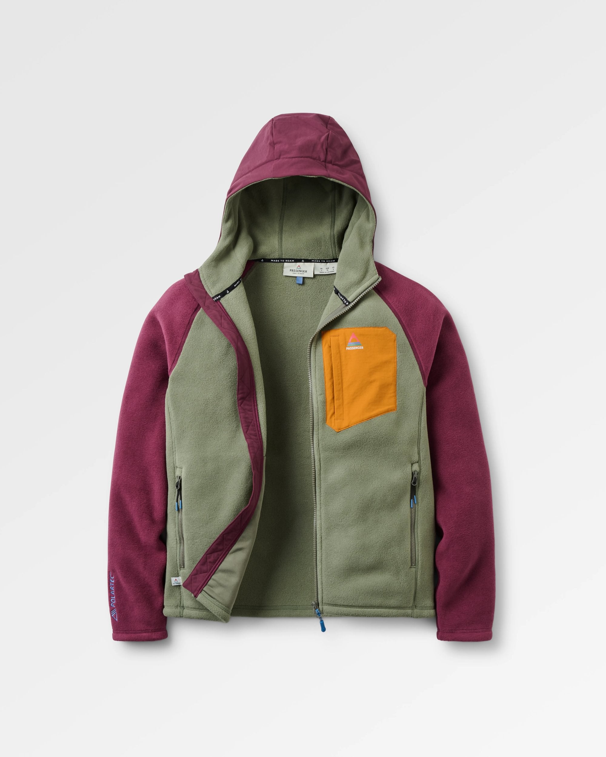 Sierrascape Women's Polartec® Fleece Hoodie Fig/Dusty Olive