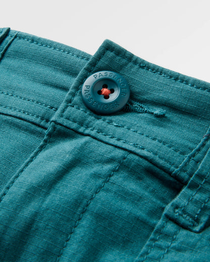 Kimmer Ripstop Cotton Short - Mediterranean - Flatlay