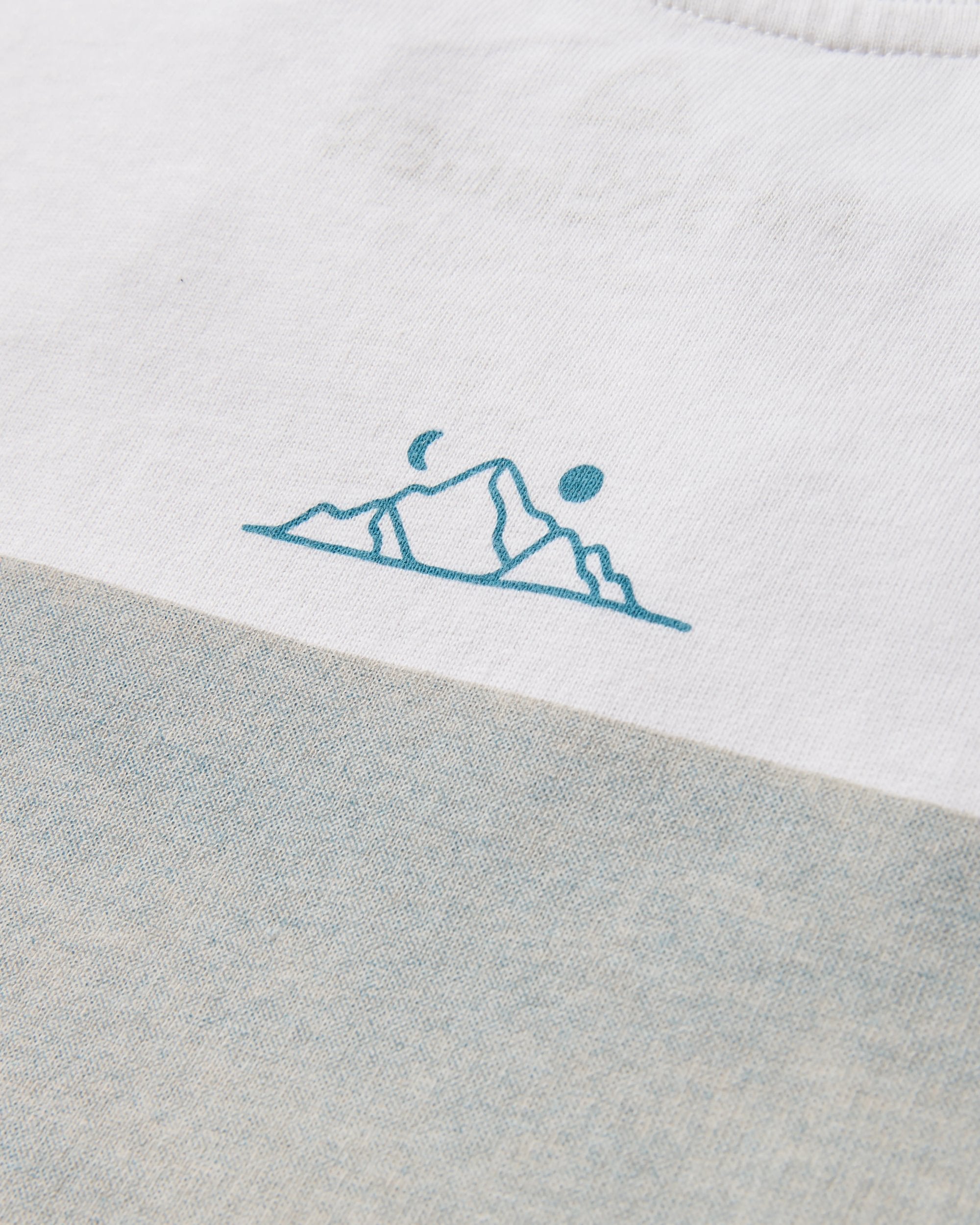 Roam Recycled Cotton T-Shirt - White - Flatlay