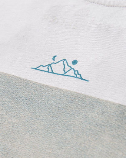 Roam Recycled Cotton T-Shirt - White - Flatlay