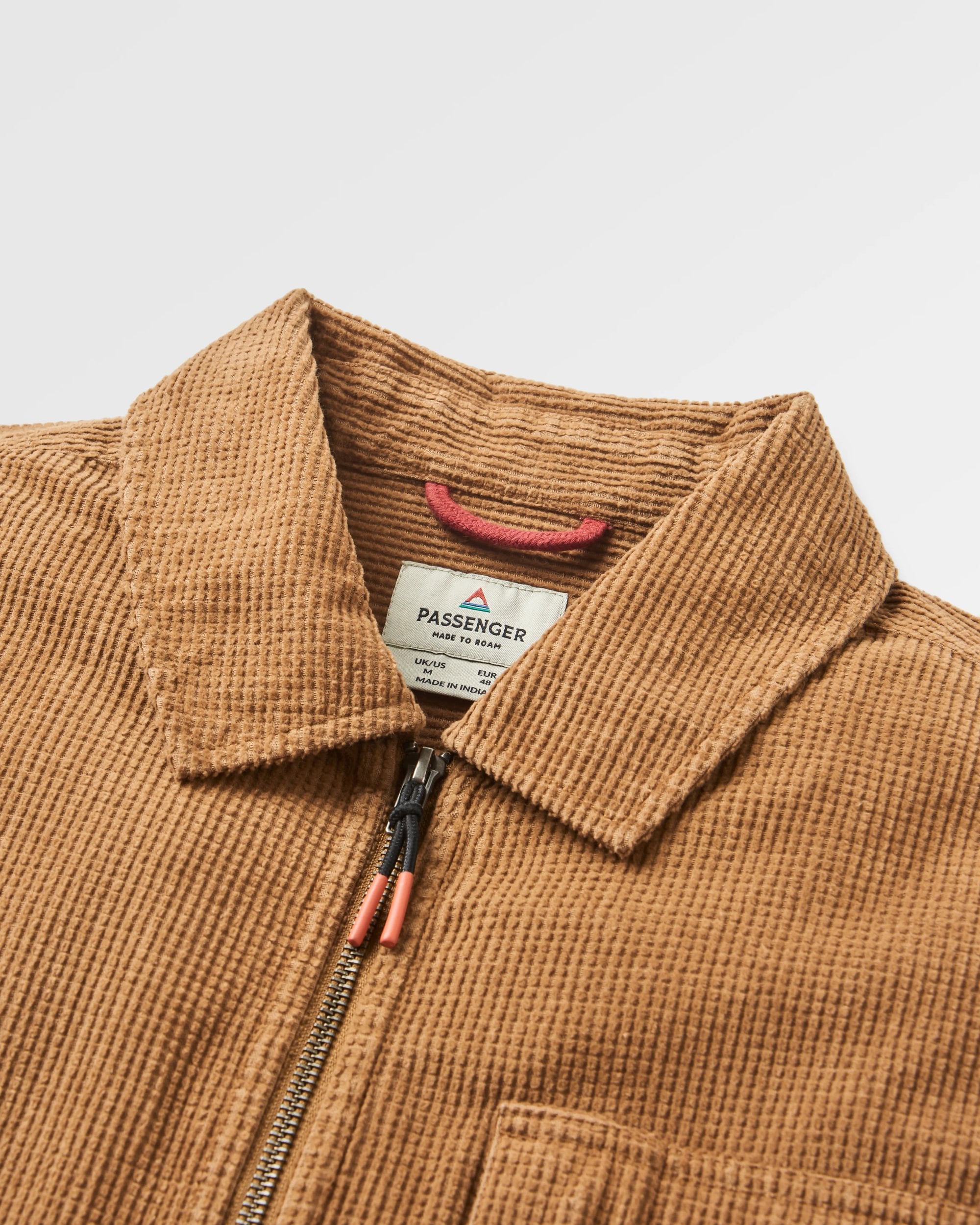Harvest Organic Cotton Cord Overshirt Caramel Brown – Passenger