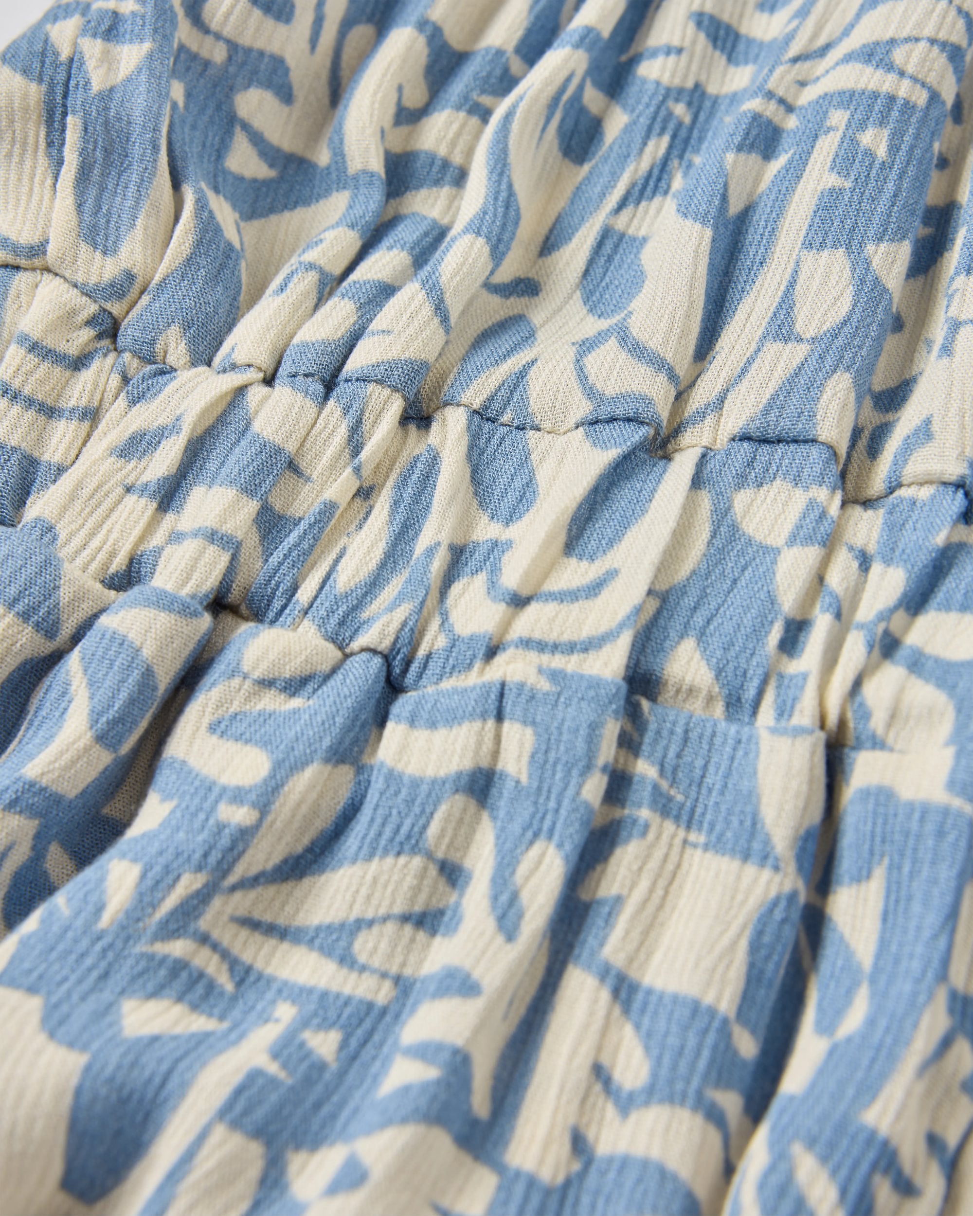 Thimbleberry Jumpsuit - Mountain Foliage Faded Denim - Flatlay