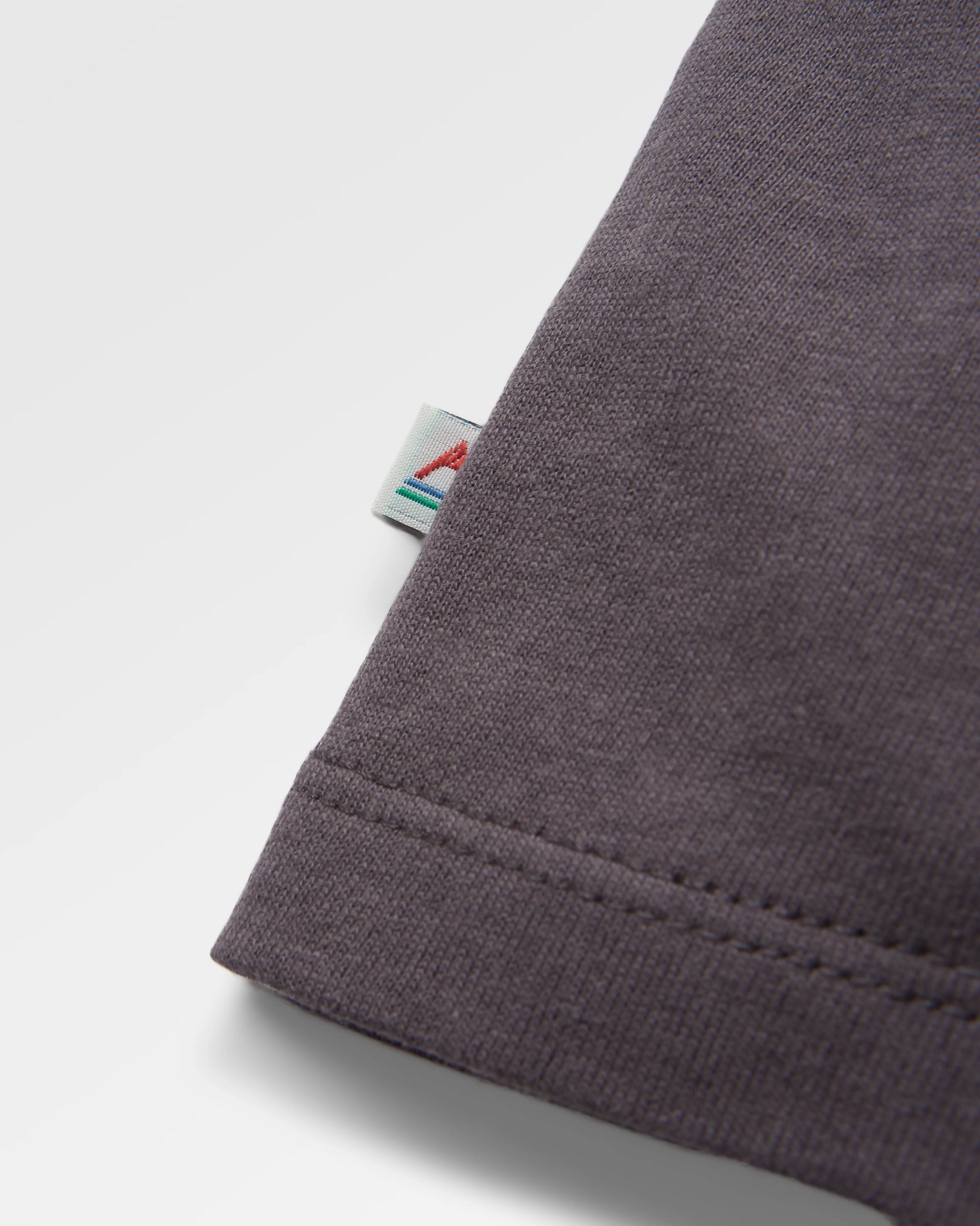 Tall Pines Women's Recycled Cotton T-shirt - Charcoal - Flatlay