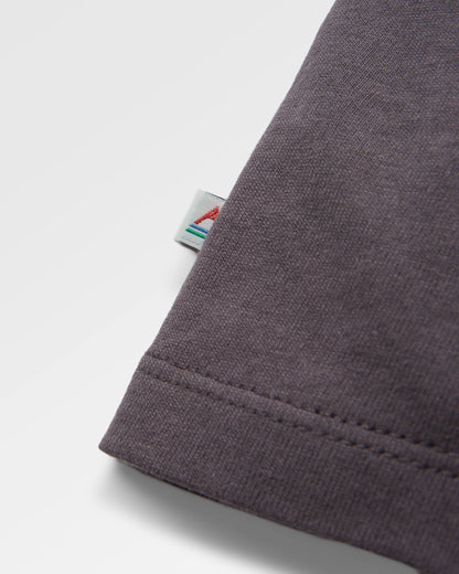 Tall Pines Women's Recycled Cotton T-shirt - Charcoal - Flatlay