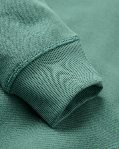 Roamer Men's Recycled Cotton Sweatshirt - Deep Ocean - Flatlay