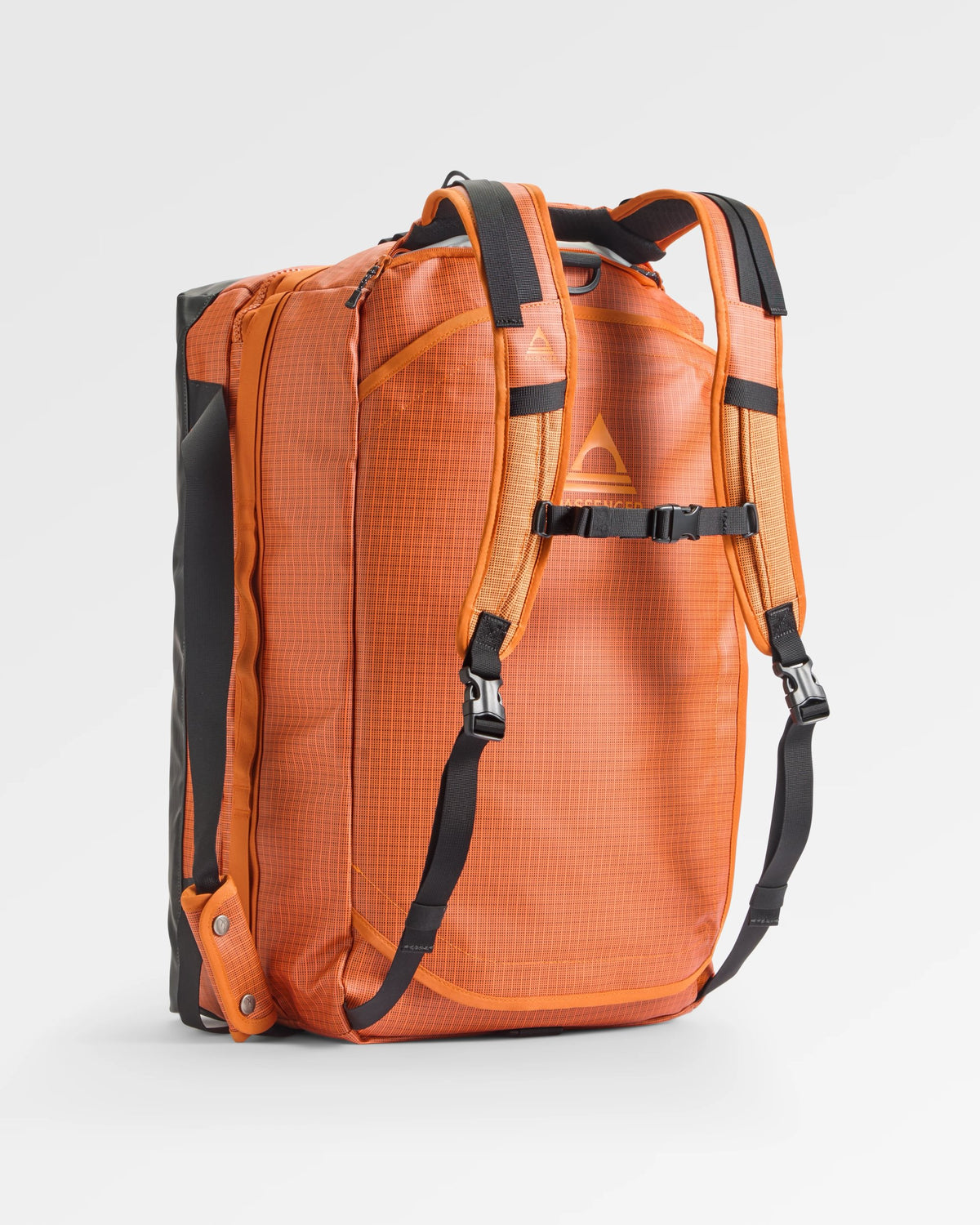 Roamer 60L Split Duffel Bag - Sunrise Orange - Flatlay