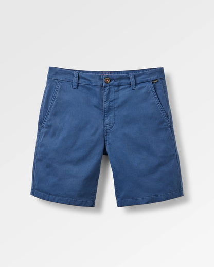 365 Organic Cotton Short - Dark Denim - Flatlay