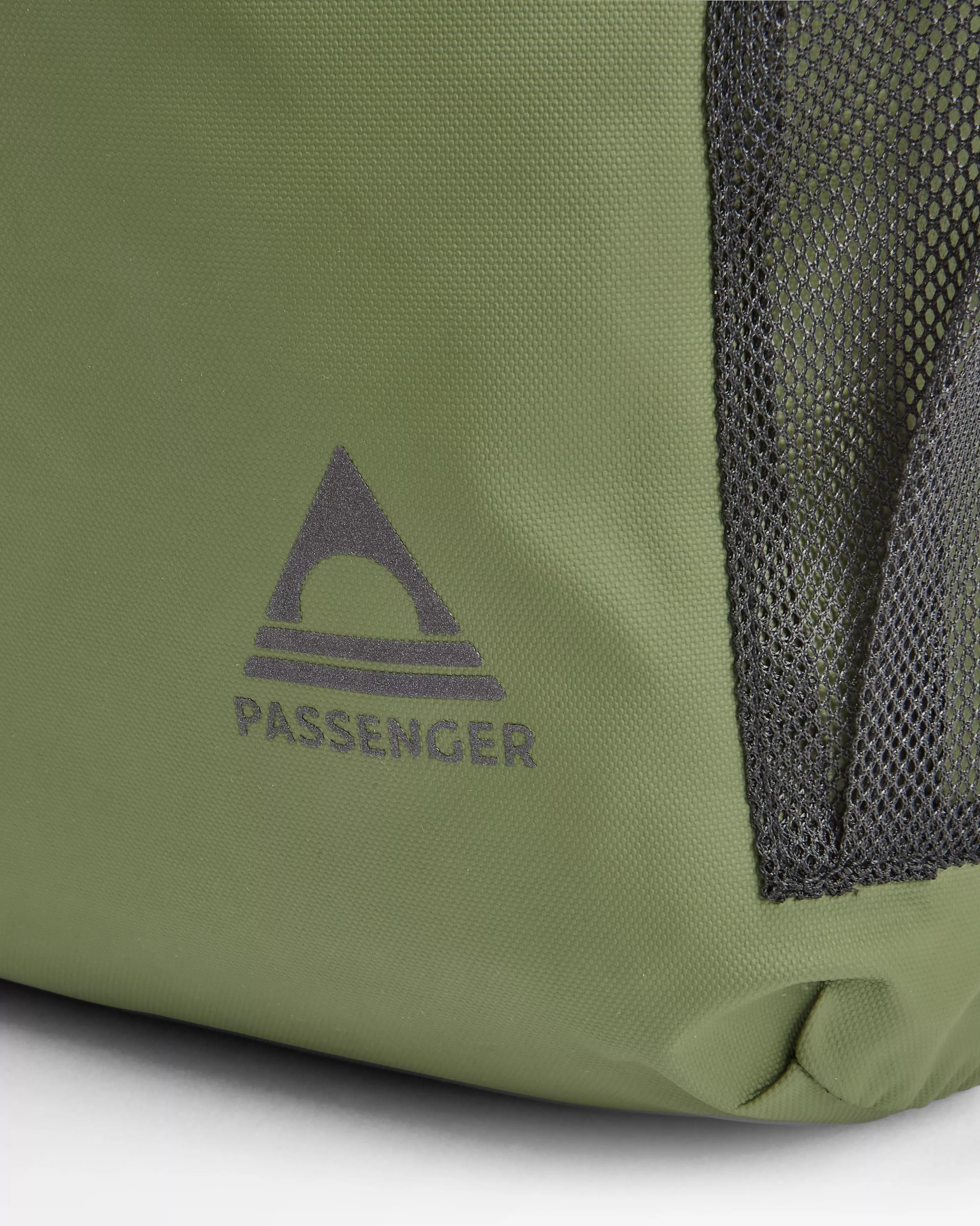 Crossing Roll Top Backpack - True Black/ Khaki - Flatlay