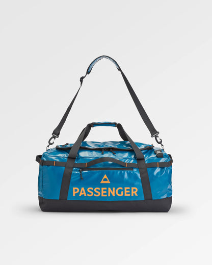 Roamer Recycled 60L Duffel Bag - Tidal Blue - Flatlay