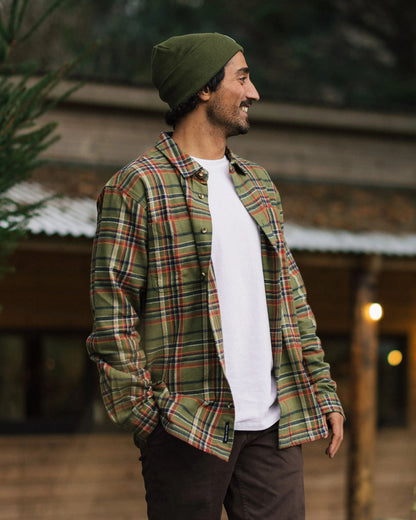 Backcountry Check Shirt - Khaki Check - Lifestyle