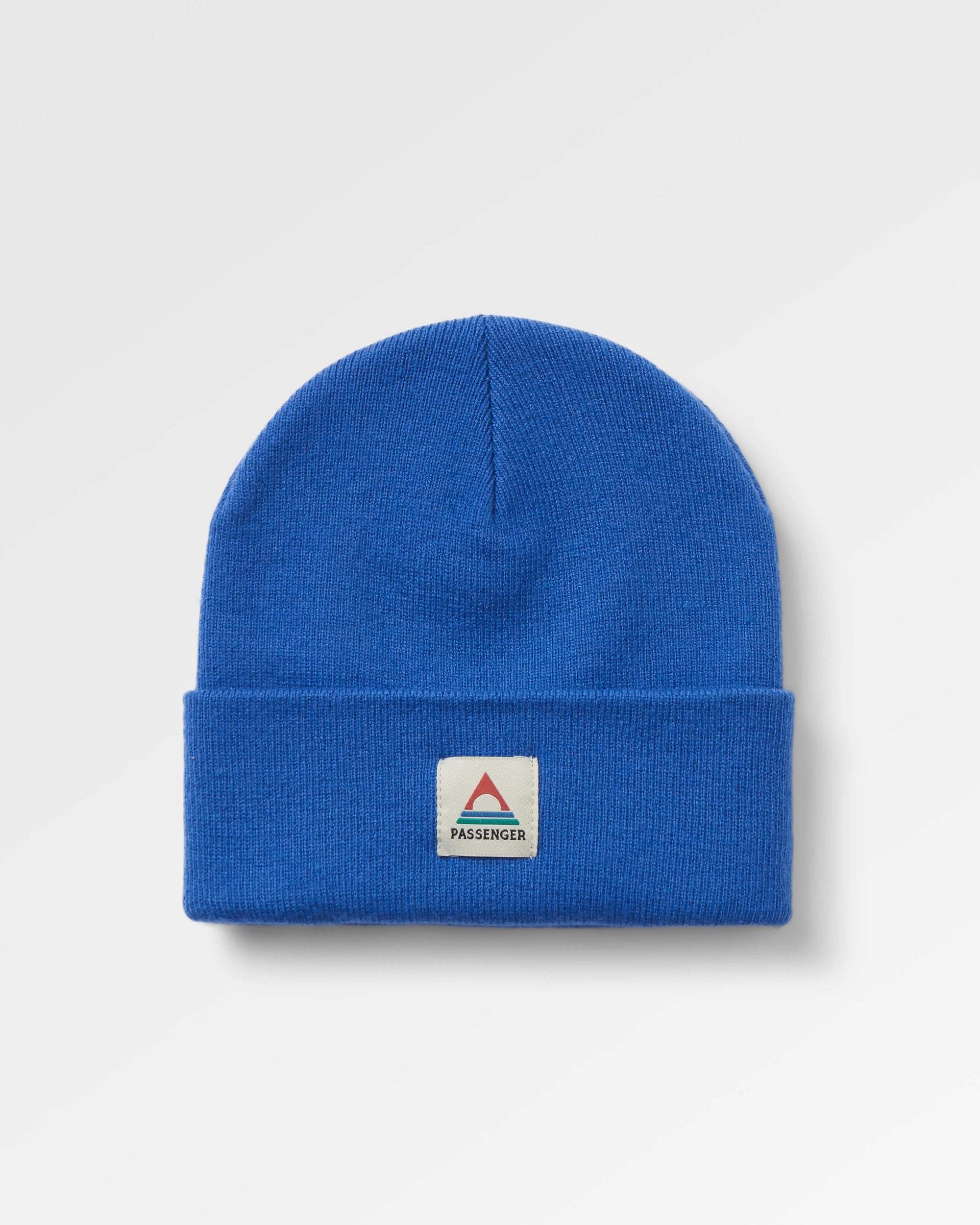 Core Recycled Low-Top Beanie - Electric Blue - Flatlay