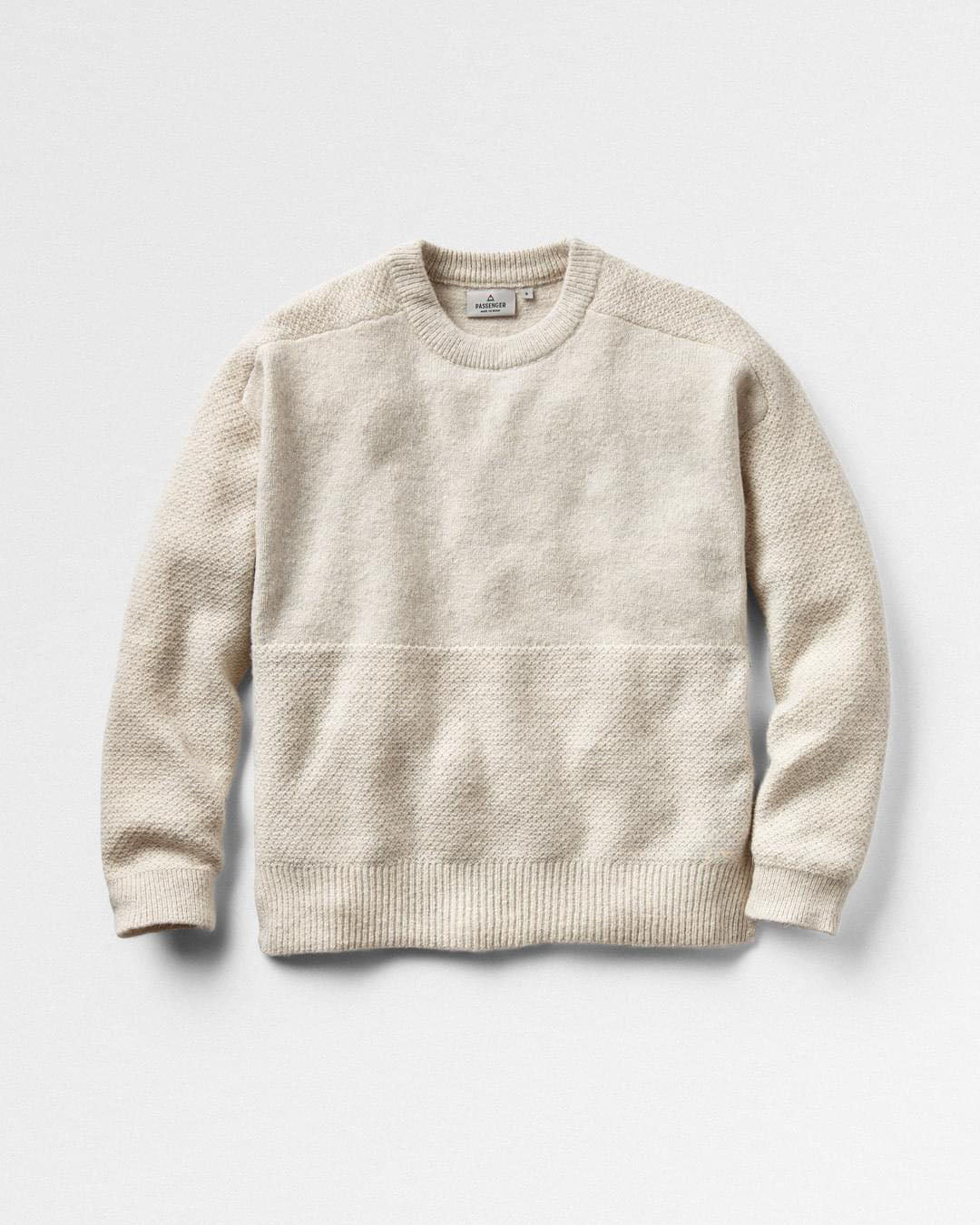 Cove Recycled Knitted Jumper Off White – Passenger