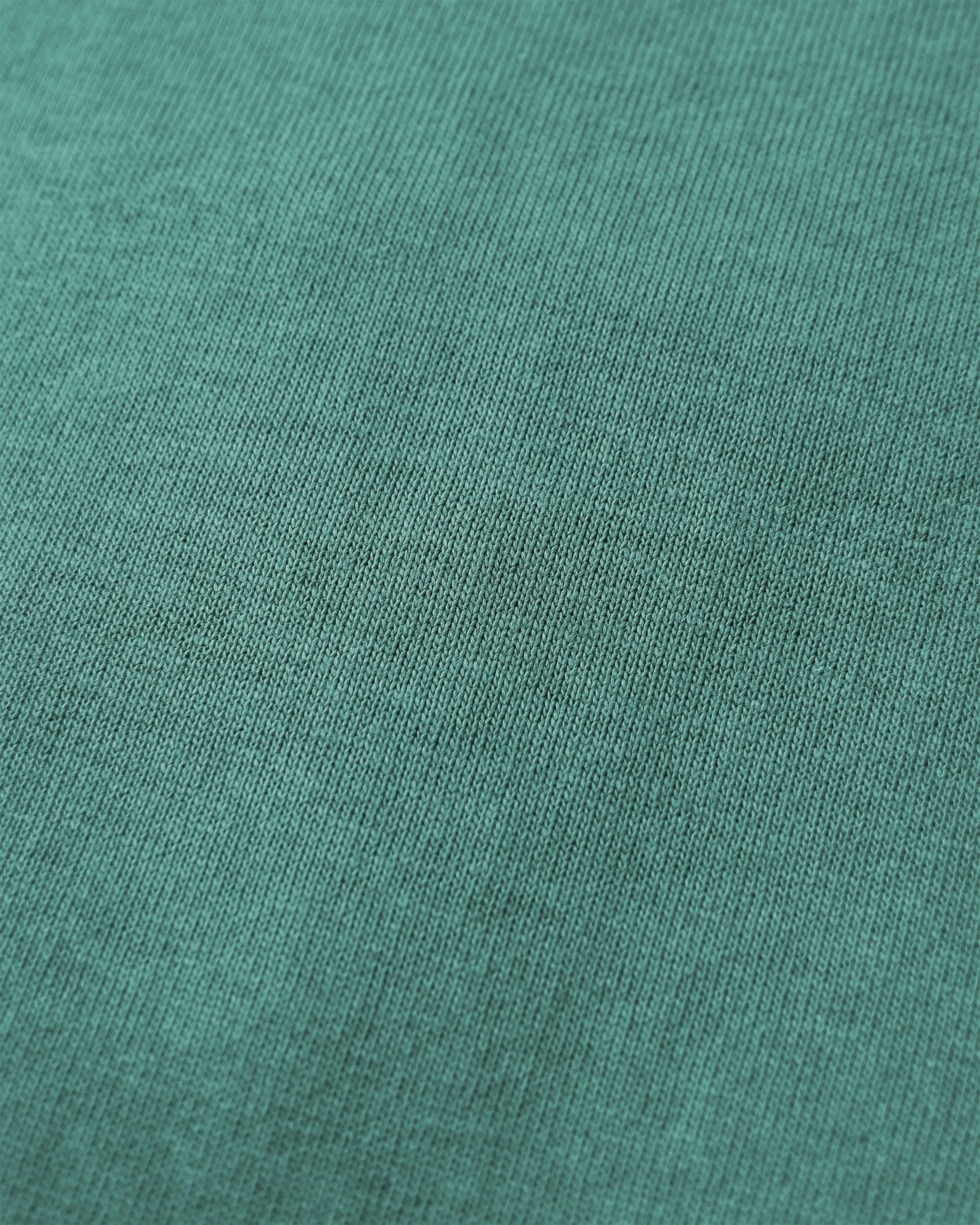 Roamer Recycled Cotton T-Shirt - Deep Ocean - Flatlay