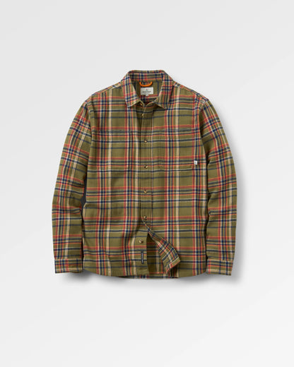 Backcountry Check Shirt - Khaki Check - Flatlay