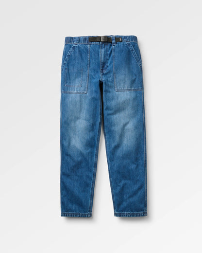 Adventurer Denim Trouser - Mid Wash Denim  - Flatlay