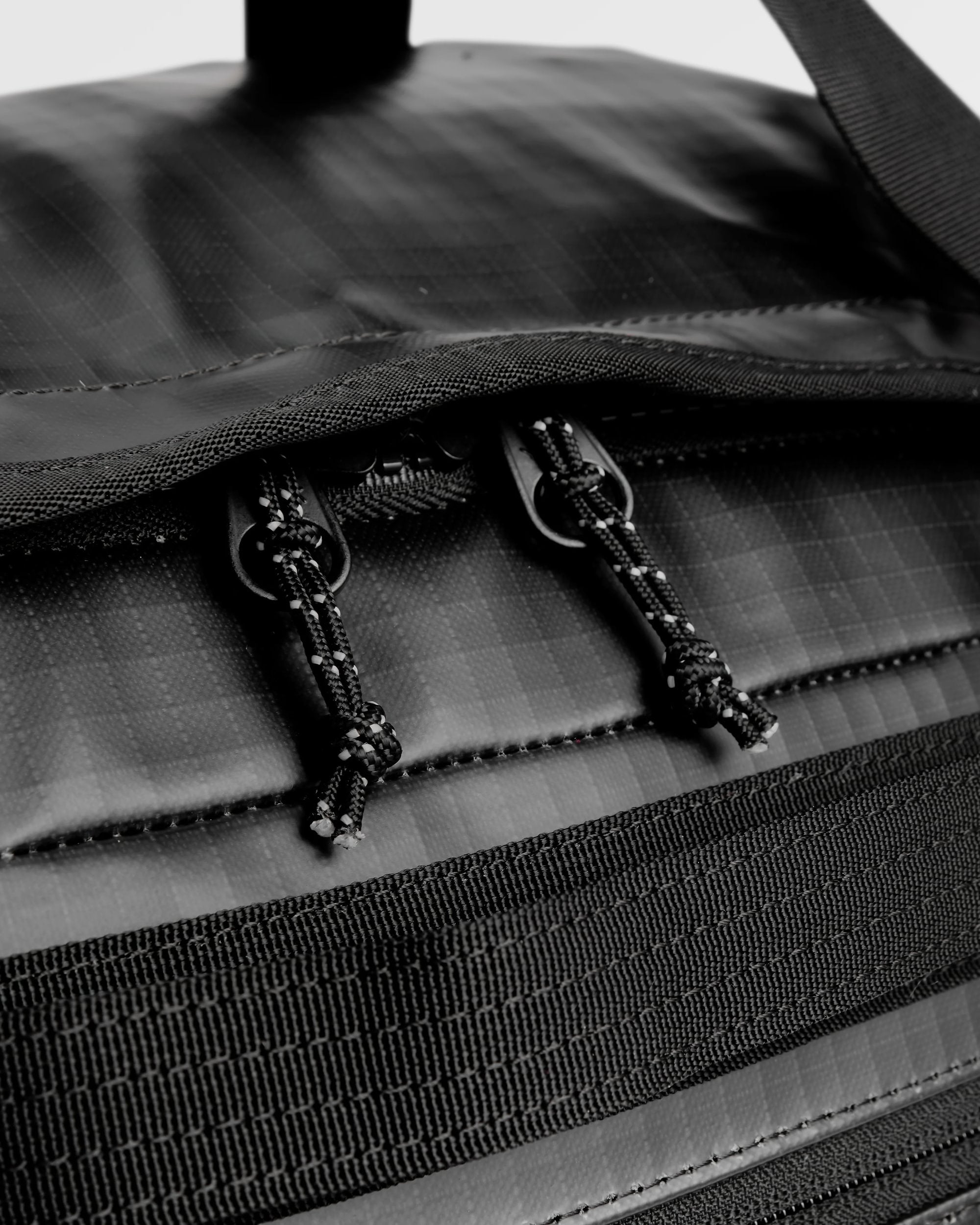 Roamer Recycled 40L Duffel Bag - Phantom Black - Flatlay