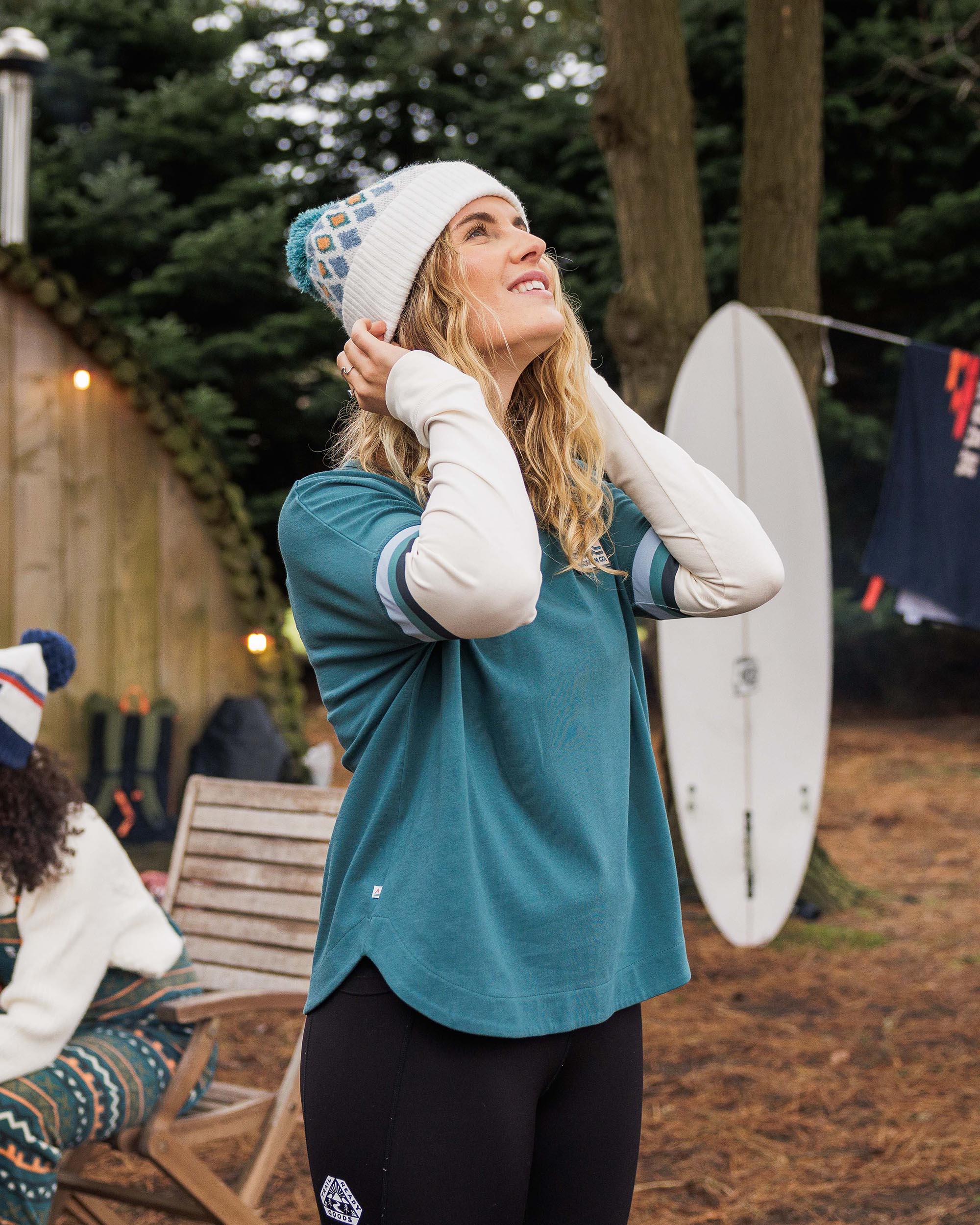 Dream Organic Cotton Oversized LS T-Shirt - Mediterranean - Lifestyle