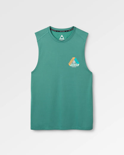 Boardwalk Active Recycled Vest - Deep Sea - Flatlay