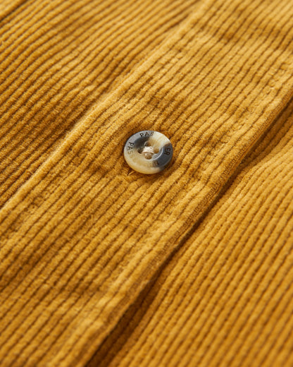 Backcountry Cord Shirt - Mustard Gold - Flatlay