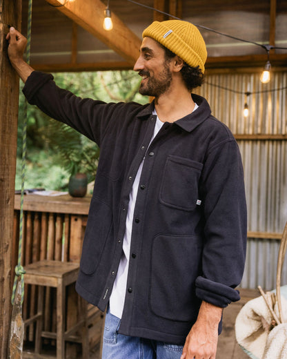 Adapt Recycled Polartec® Overshirt  - Black - Lifestyle