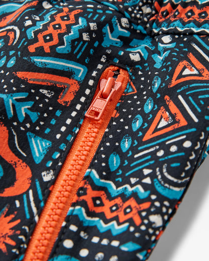 Way Out NetPlus® All Purpose Short - Elemental Geo Black - Flatlay