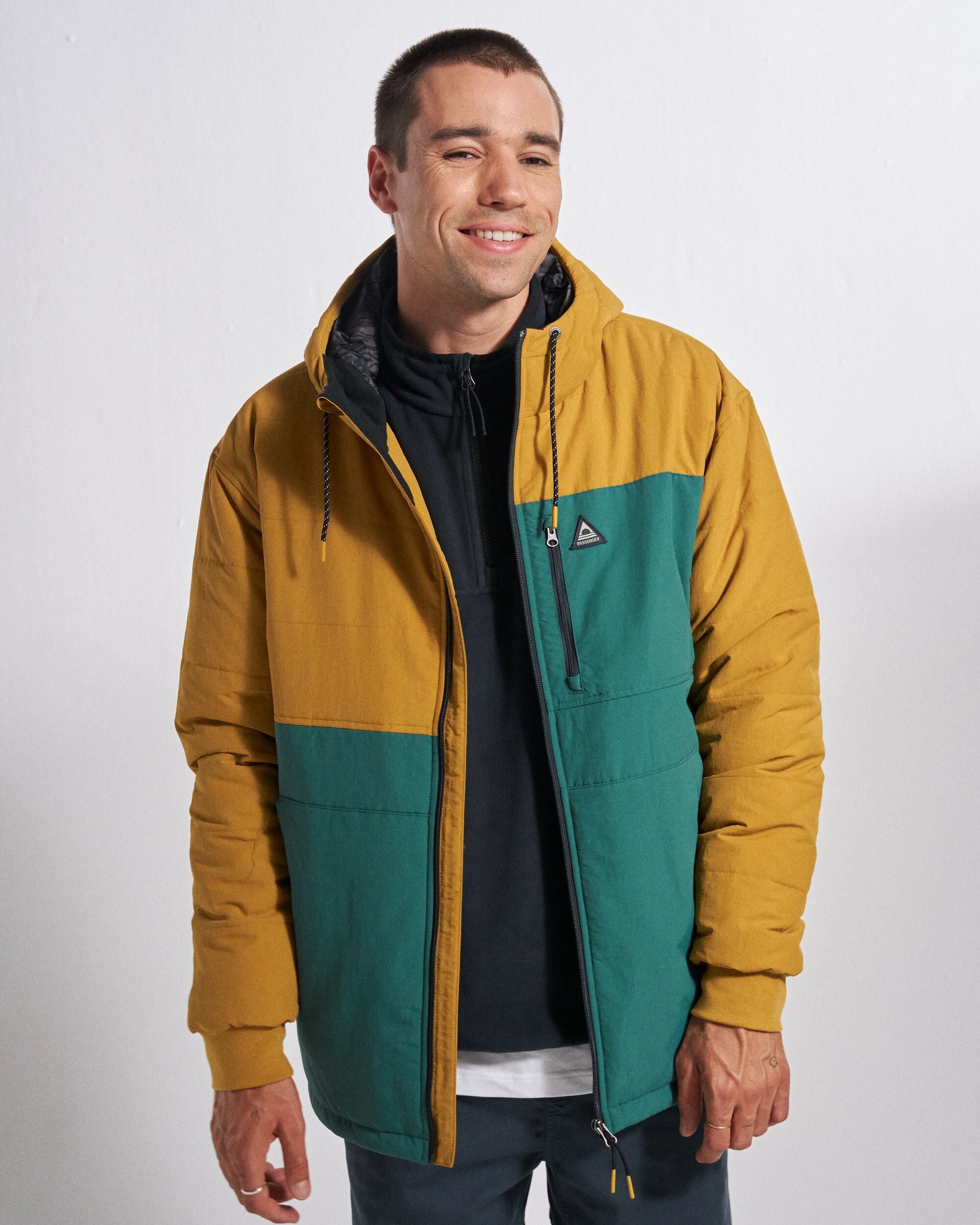 Oceanic Insulated Full Zip Jacket Dusty Ochre/Deep Ocean – Passenger