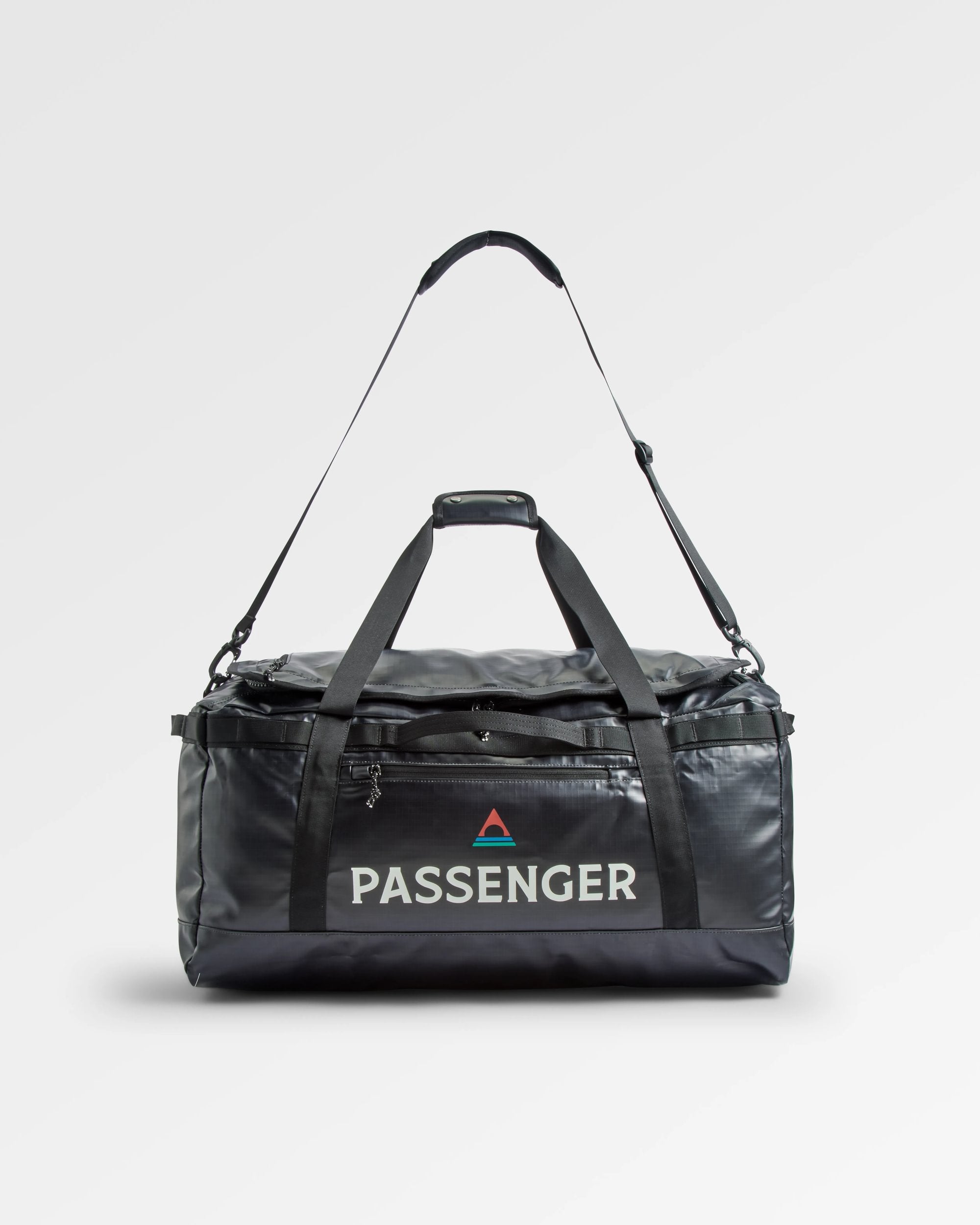 Roamer Recycled 80L Duffel Bag - Phantom Black - Flatlay